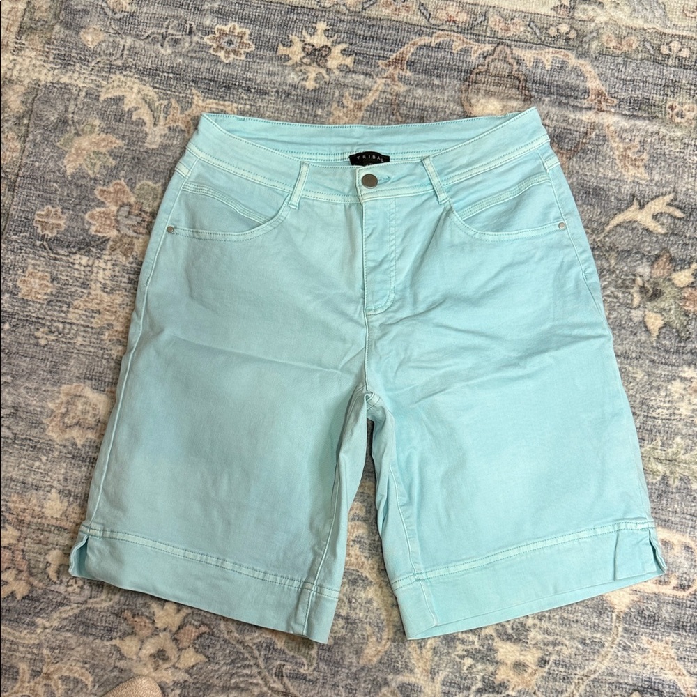 Tribal Aqua Women's Bermudas